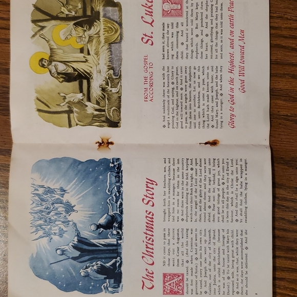 Christmas BOOK - VTG 1950s "Carols for Christmas" Booklet Artist Joe Tillotson - Picture 8 of 16